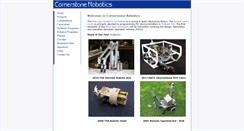 Desktop Screenshot of cornerstonerobotics.org